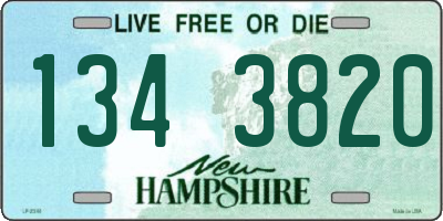 NH license plate 1343820