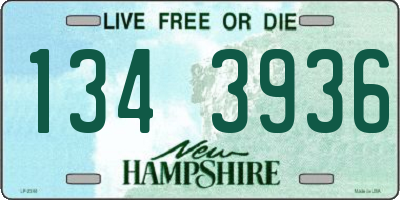 NH license plate 1343936