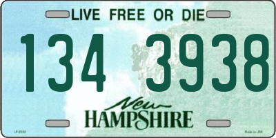 NH license plate 1343938