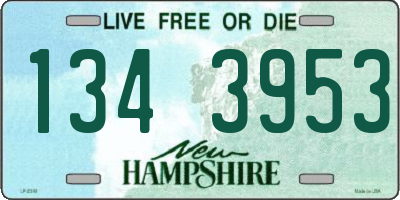 NH license plate 1343953