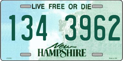 NH license plate 1343962