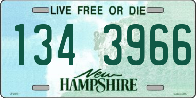 NH license plate 1343966