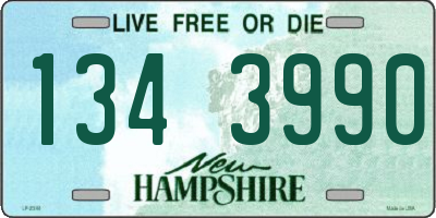 NH license plate 1343990