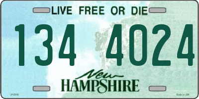 NH license plate 1344024