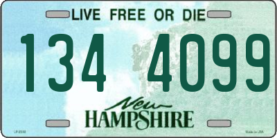 NH license plate 1344099