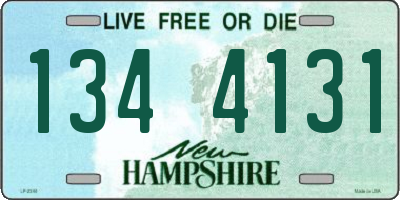 NH license plate 1344131
