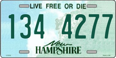 NH license plate 1344277
