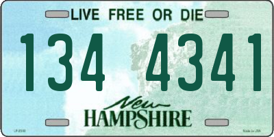 NH license plate 1344341