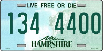 NH license plate 1344400
