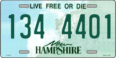 NH license plate 1344401