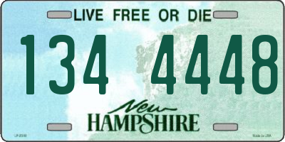 NH license plate 1344448