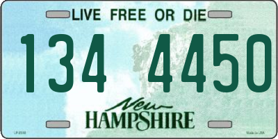 NH license plate 1344450