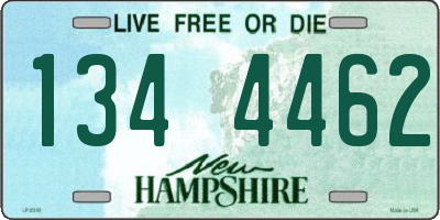 NH license plate 1344462
