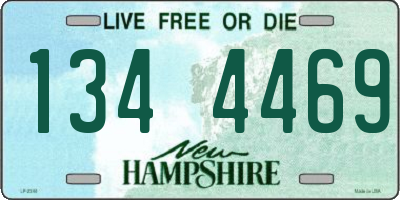NH license plate 1344469