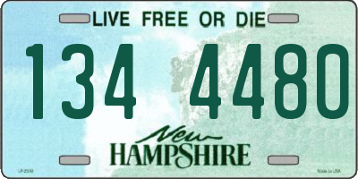 NH license plate 1344480