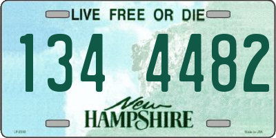 NH license plate 1344482