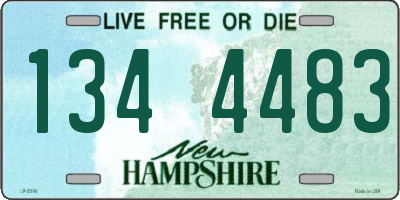 NH license plate 1344483