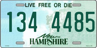 NH license plate 1344485