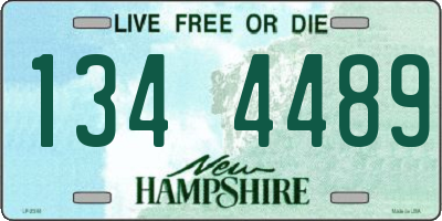 NH license plate 1344489