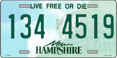 NH license plate 1344519