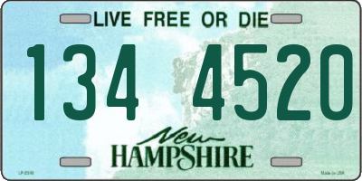 NH license plate 1344520