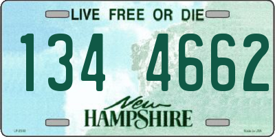 NH license plate 1344662