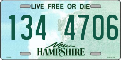 NH license plate 1344706