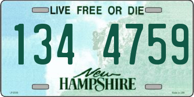 NH license plate 1344759
