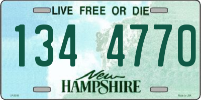 NH license plate 1344770