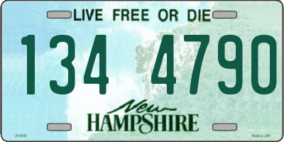 NH license plate 1344790
