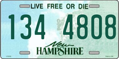 NH license plate 1344808