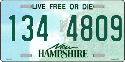 NH license plate 1344809