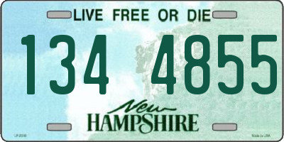 NH license plate 1344855