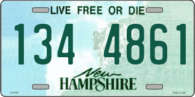 NH license plate 1344861