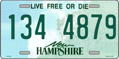 NH license plate 1344879