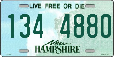NH license plate 1344880