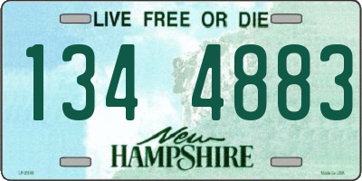 NH license plate 1344883