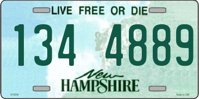 NH license plate 1344889