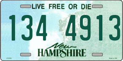 NH license plate 1344913