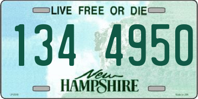 NH license plate 1344950