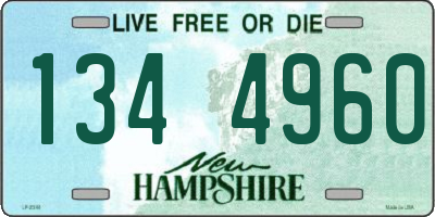 NH license plate 1344960