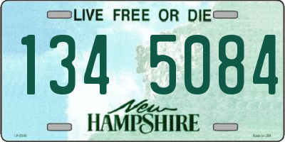 NH license plate 1345084