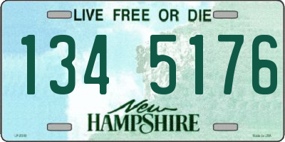 NH license plate 1345176