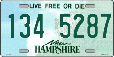NH license plate 1345287