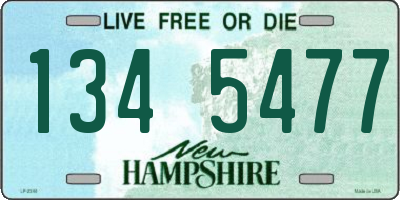 NH license plate 1345477