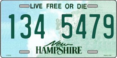 NH license plate 1345479