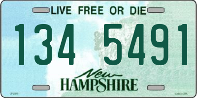 NH license plate 1345491