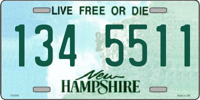 NH license plate 1345511