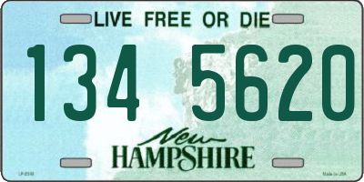 NH license plate 1345620