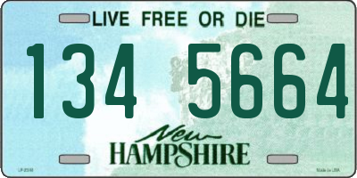 NH license plate 1345664